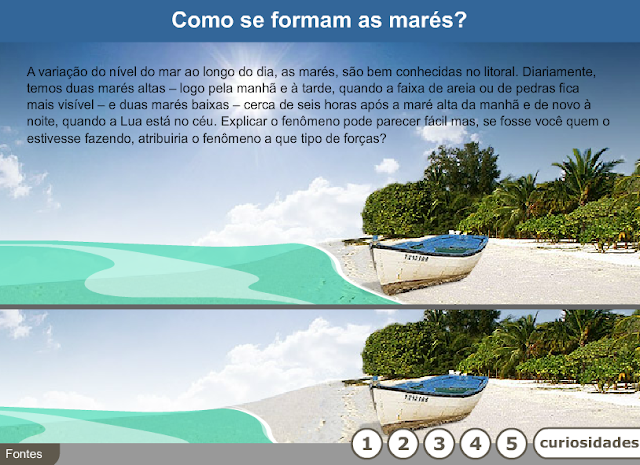 Coordenadas: Como se formam as marés?