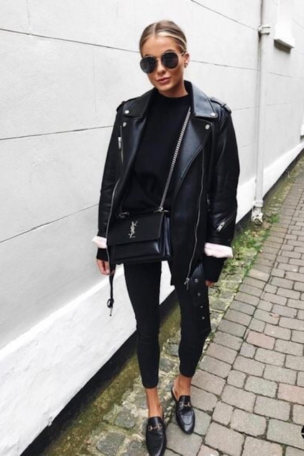How to wear an affordable faux leather jacket in the spring? - MUST U LOOK