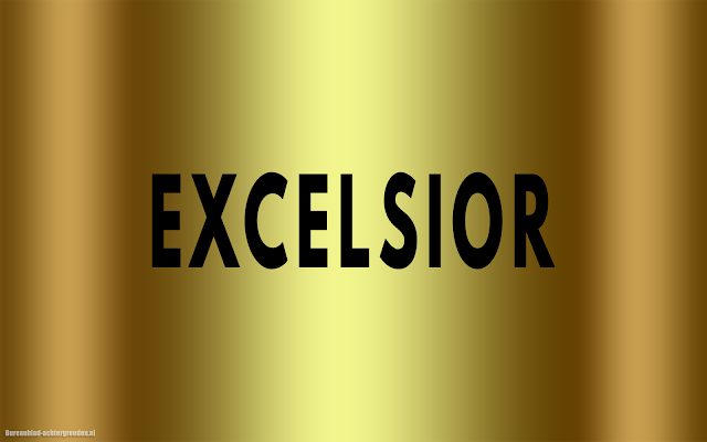 Gouden Excelsior wallpaper