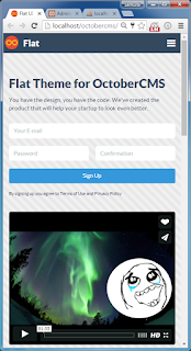 Install October PHP CMS on windows XAMPP tutorial 25
