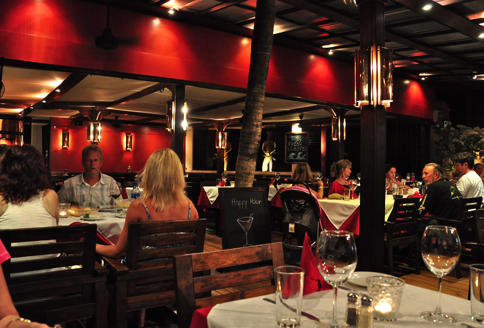 Tamarindo, Costa Rica Daily Photo Interior of Coconut Restaurant