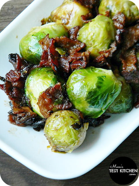 Mom's Test Kitchen: Brussels Sprouts with Bacon & Shallots