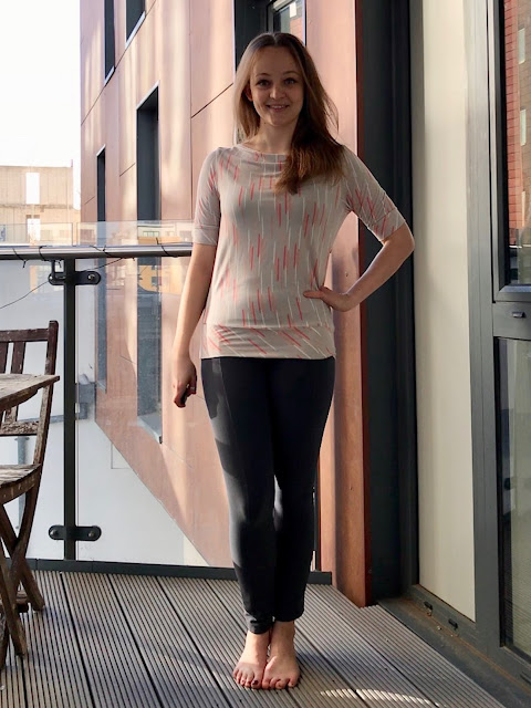 Diary of a Chain Stitcher: Halfmoon Atelier Boat Neck Anegada Top in Bamboo Jersey from Offset Warehouse