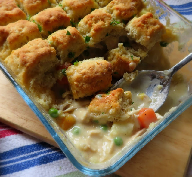 Creamy Chicken & Butter Biscuits