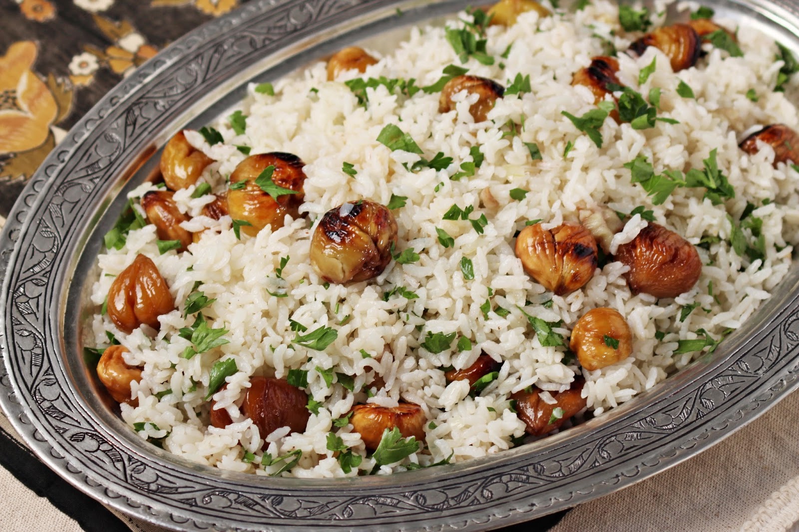 Bakır Tencerem Kestaneli pilav