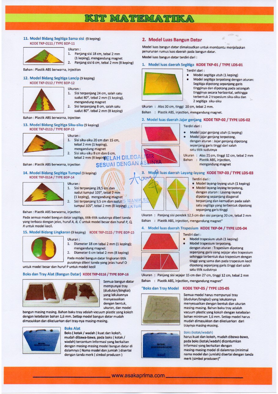 Pengadaan Alat Praktek /Peraga IPS untuk SMP alat peraga