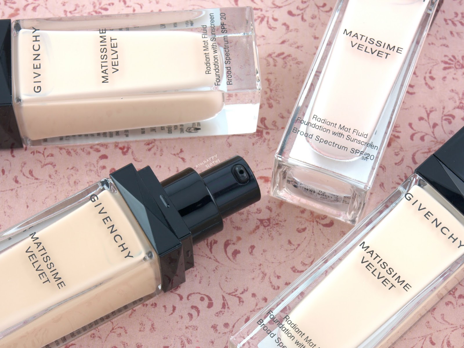 Givenchy Matissime Velvet Radiant Mat Fluid Foundation: Review and Swatches