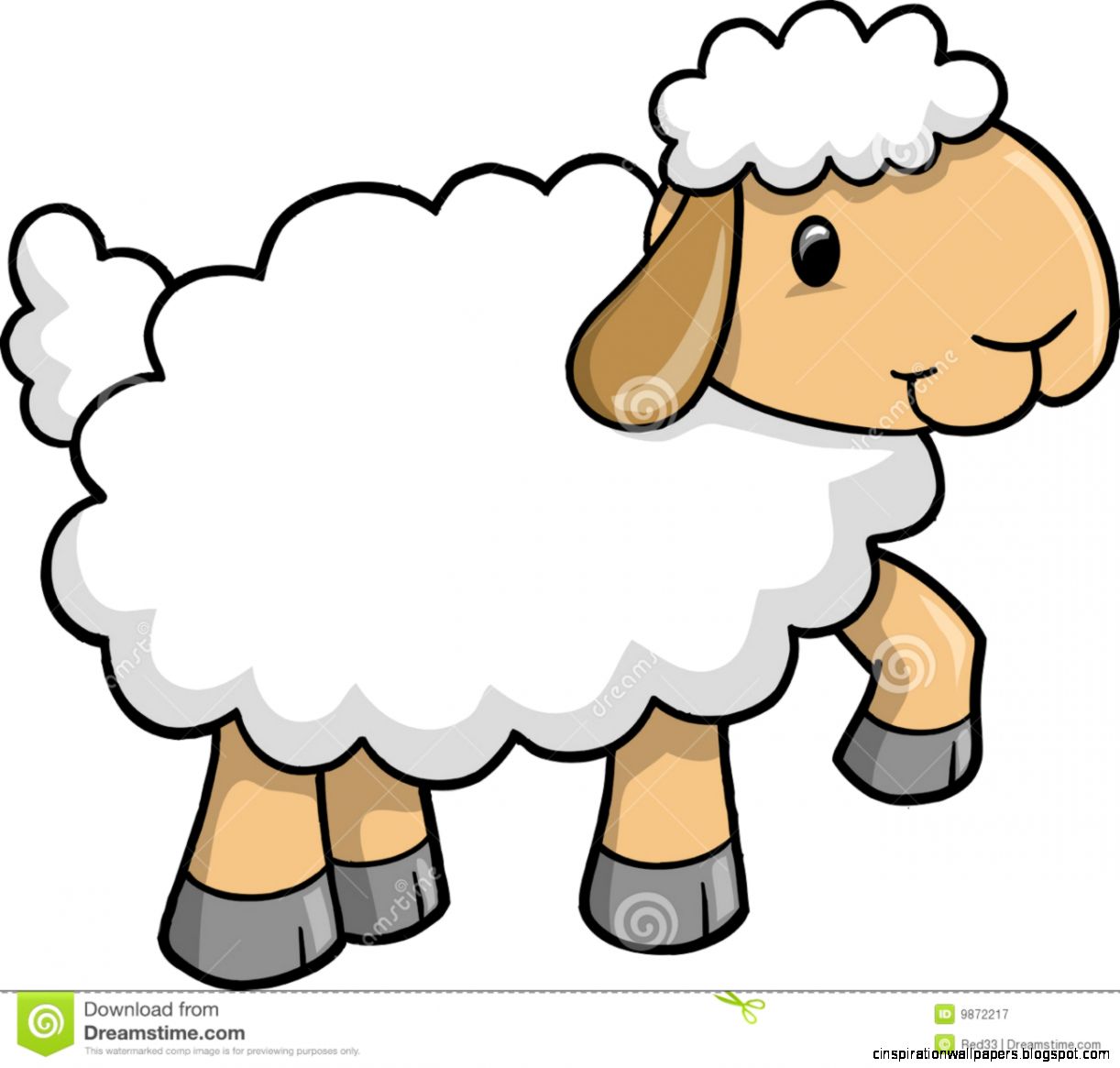 Cute Sheep Clip Art