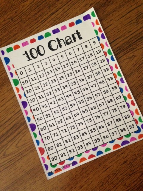 123 Bilingual Math : 100 Charts... Improved!