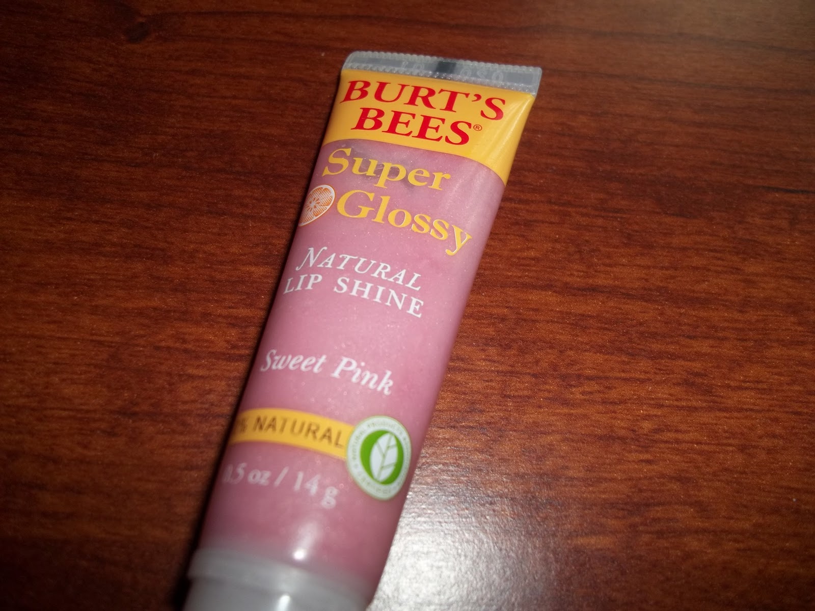 ♥ Burt's Bees Super Glossy Lip Gloss Sweet Pink Review and Swatches