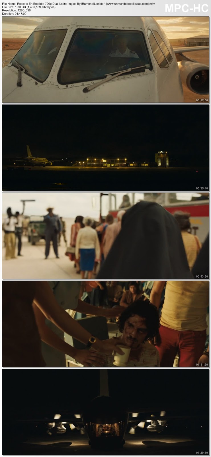 Capturas de la película.