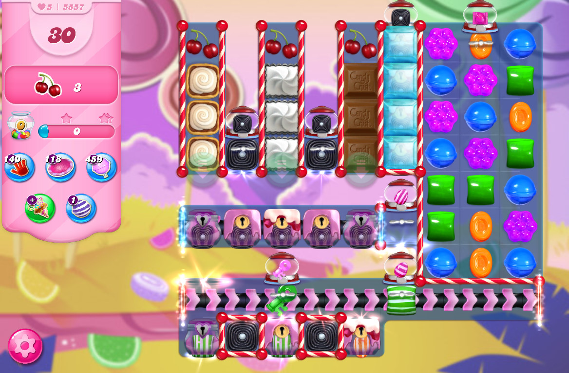 Candy Crush Saga level 5557