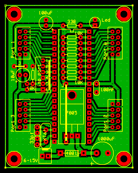 3000+ Free Electronic Schematic: AT89S51 Programming Schematic
