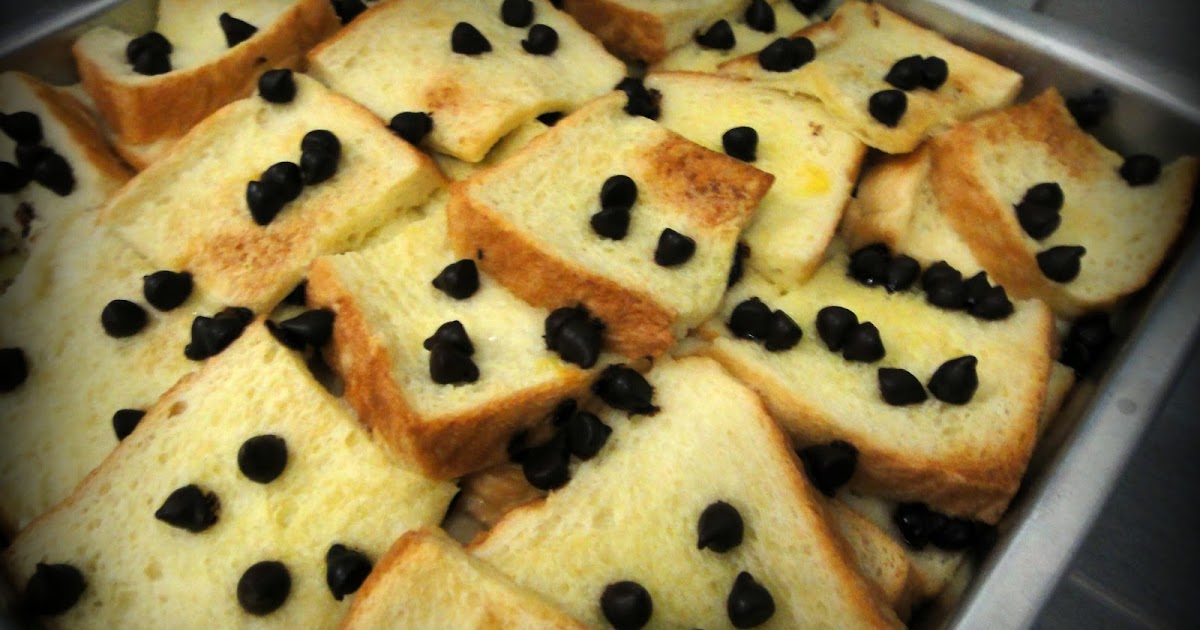 diANa hARis Resepi Puding Roti  with Choc Chips