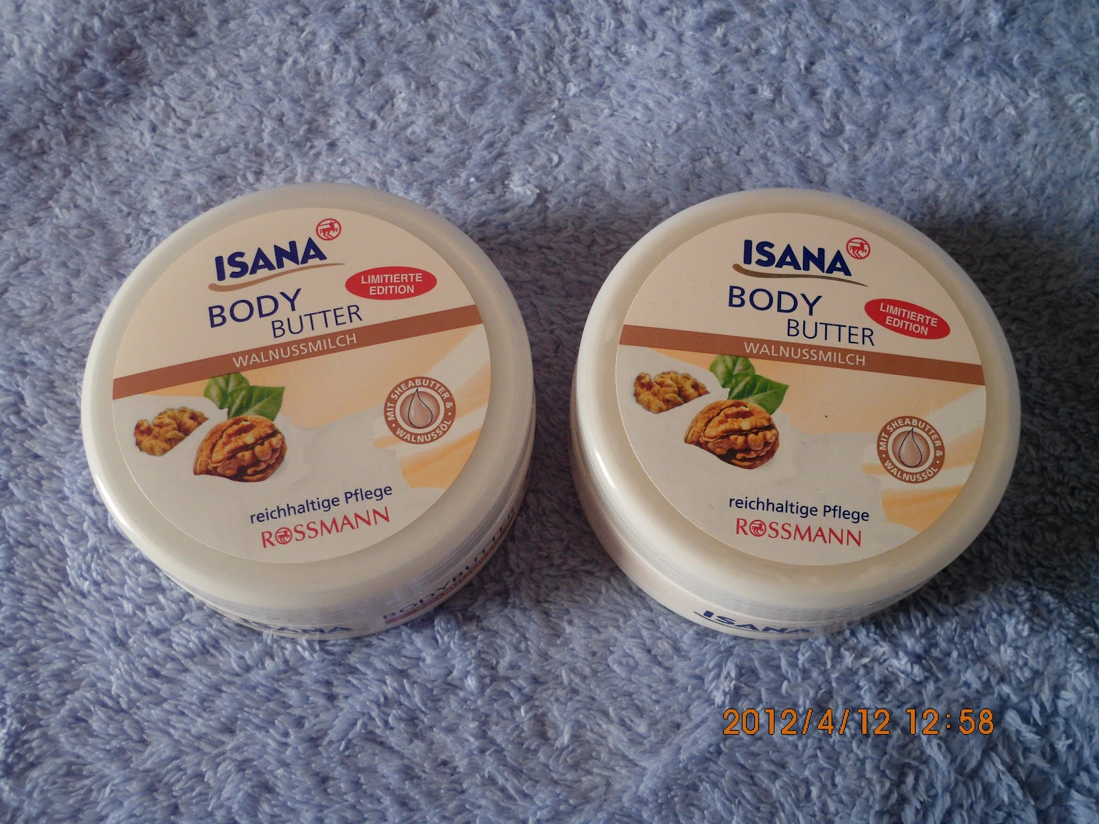 Isana body butter walnussmilch - masło do ciała orzech włoski i mleko