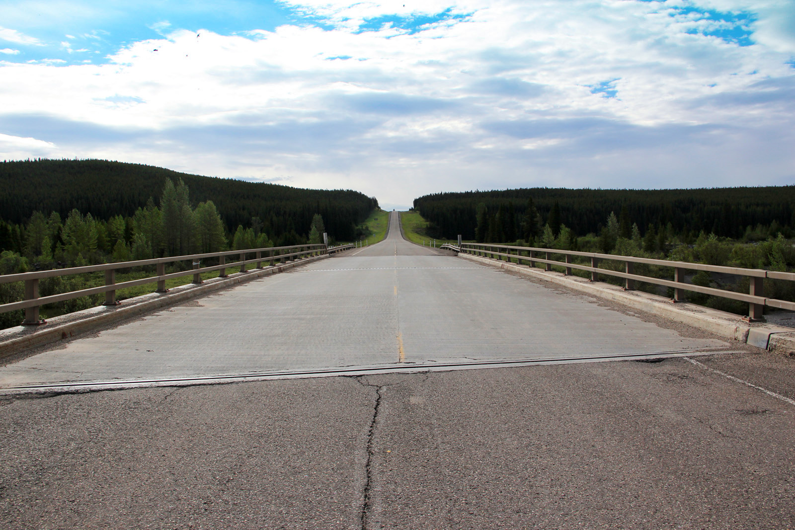Riding the USA Day 7 Hinton, Alberta Charlie Lake, British Columbia