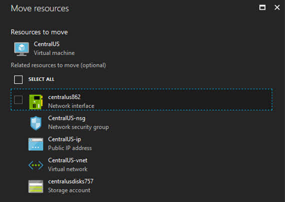 Here's how to move Azure Resources between Resource Groups