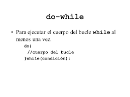 DO-WHILE