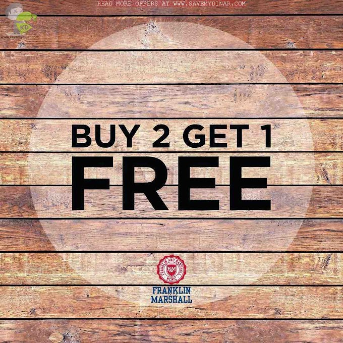 Franklin Marshall Kuwait - Buy 2 get 1 FREE on selected items