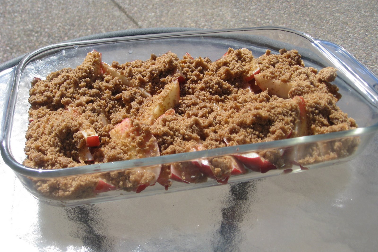 Cindy deRosier My Creative Life Baked Nectarines with Gingerbread Topping