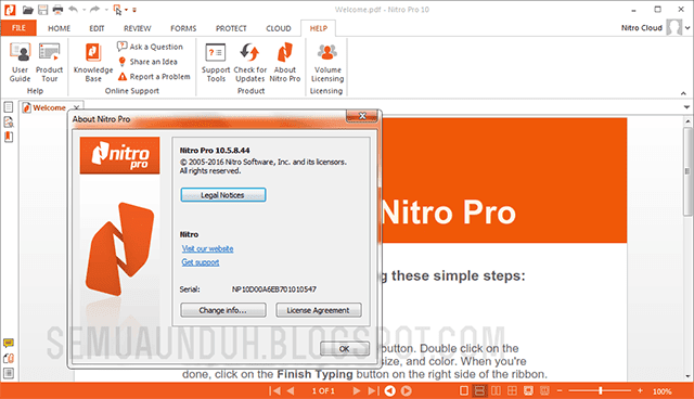 Serial Number For Nitro Pdf Free