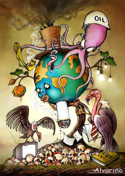 Alvariño Dibujos La Contaminacion