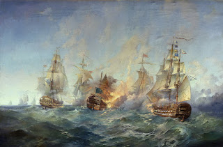 Batallas Navales Marinas Cuadros