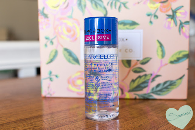 Birchbox: April 2016 Curated Box Review - Marcelle 3-in-1 Micellar Solution