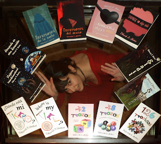 Déborah F. Muñoz con todas sus novelas