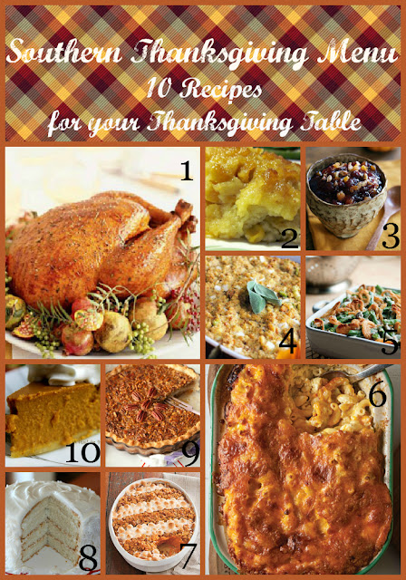 Belle & Beau Antiquarian: Southern Thanksgiving Menu: 10 Recipes for ...