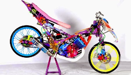 Gambar modifikasi motor drag terbaru modifikasi motor drag