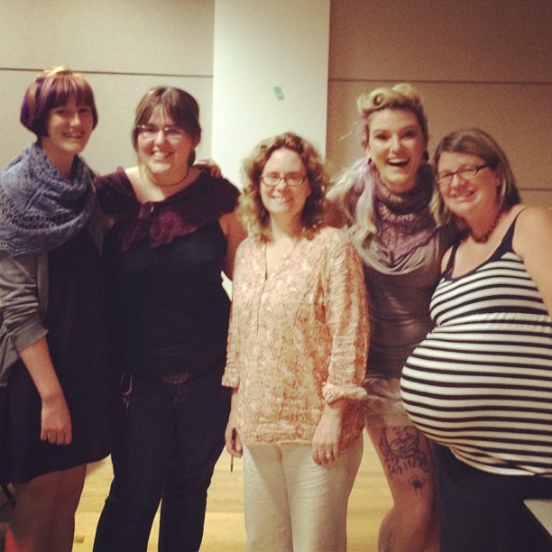 Yarn Harlot at the Vancouver Public Library softsweater knits