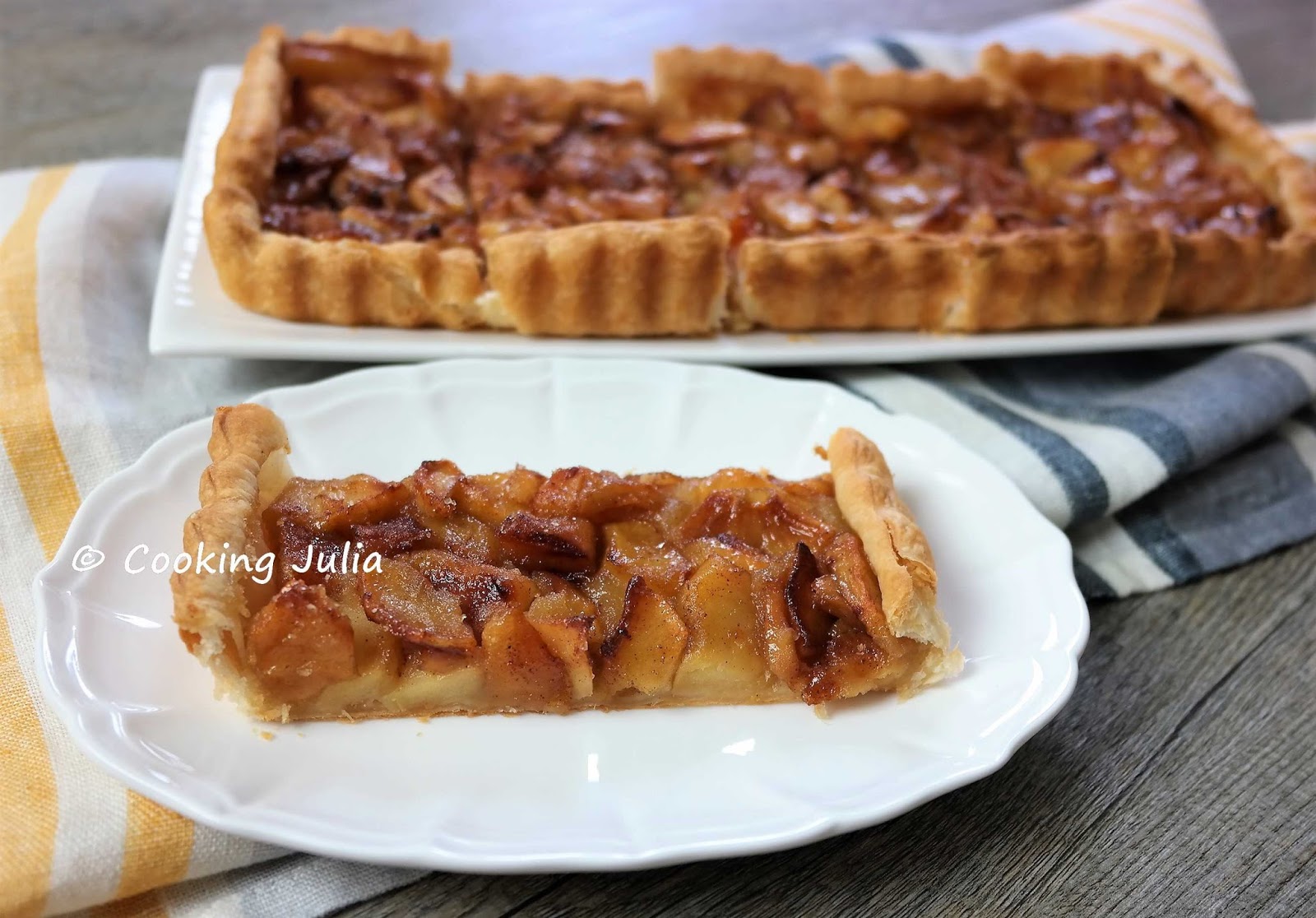 Cooking Julia Tarte Pomme Cannelle