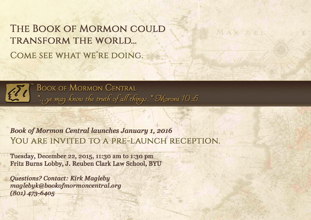 BOOK of MORMON RESOURCES Introducing Book of Mormon Central