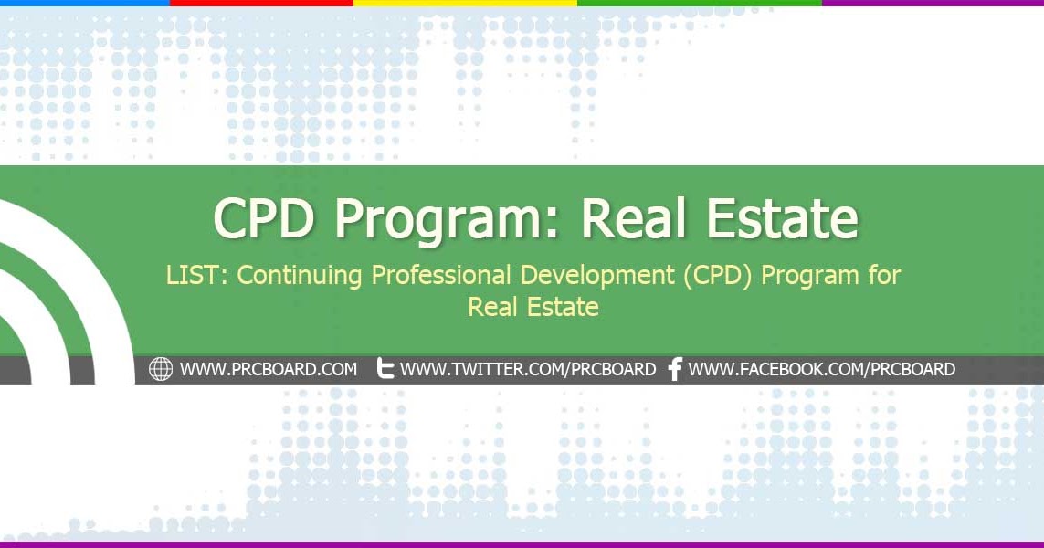 CPD Accredited Programs for Real Estate Service
