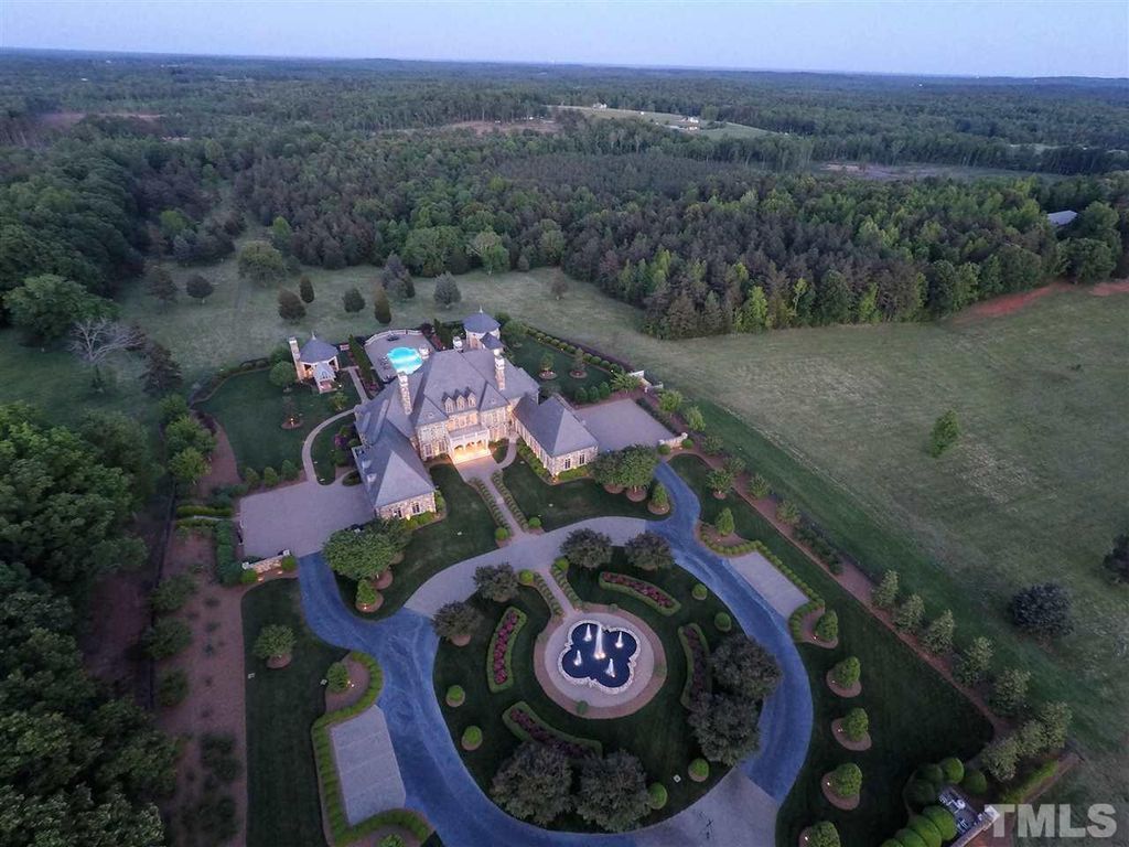 15,000 Square Foot French ProvincialStyle Mansion In Rougemont, NC