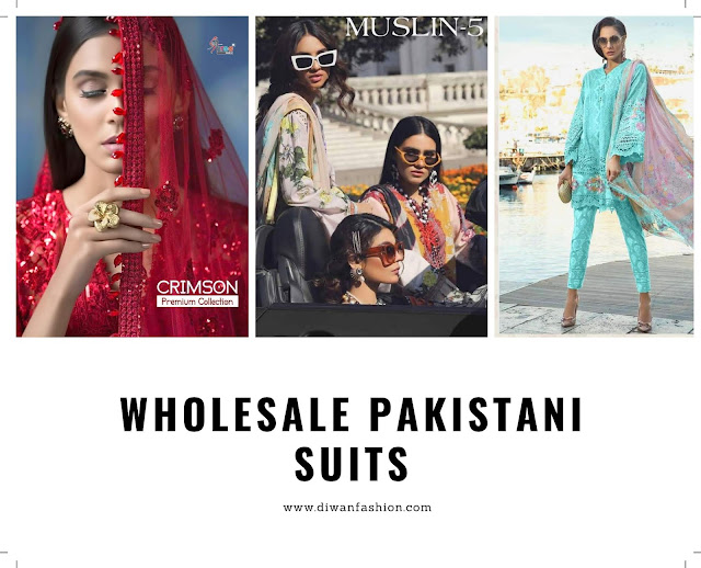 Pakistani Suits Wholesaler and Exporter India Online Shopping