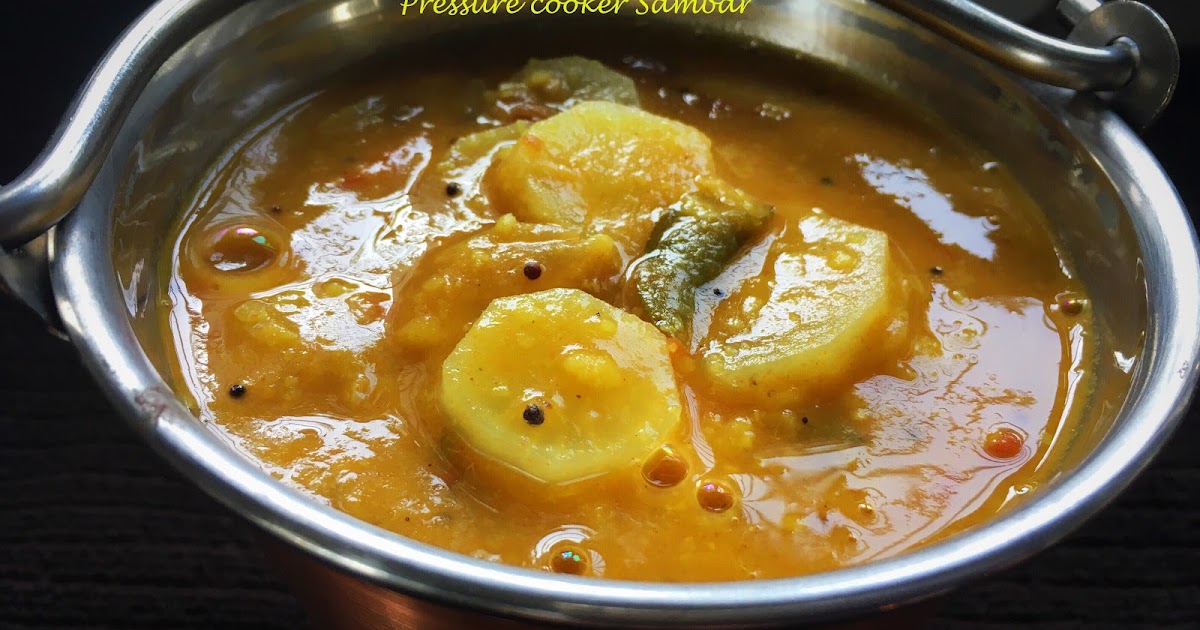 PRESSURE COOKER SAMBAR, how to make a quick Sambar in Pressure Cooker