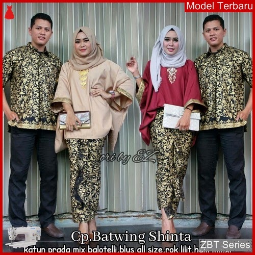 ZBT05609 Kebaya Batik Couple Shinta Ala Jawa BMGShop