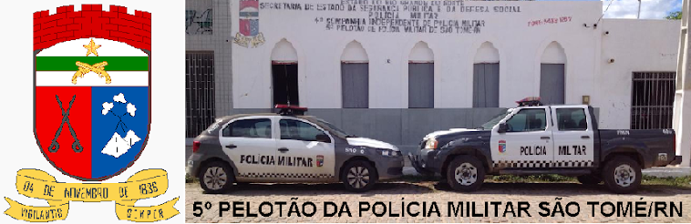 Polícia Militar de São Tomé/RN