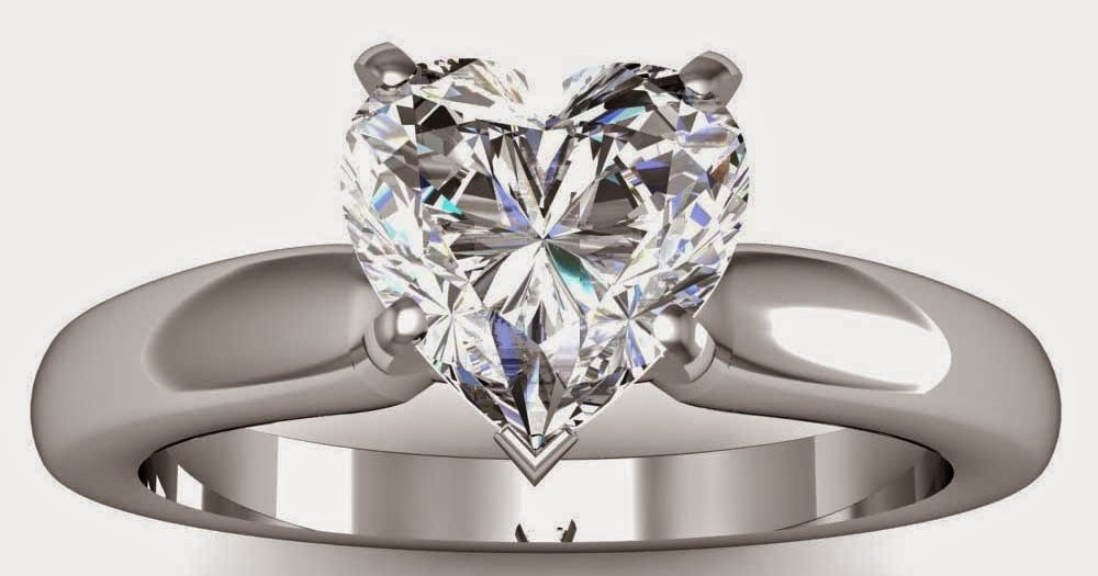 Unique Heart Shaped Diamond Wedding Rings Her Model Images
