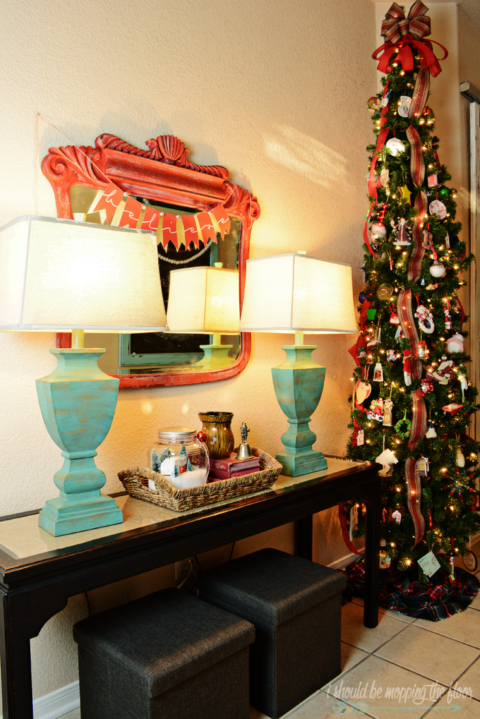Fun and eclectic Christmas home tour with loads of vintage charm. 