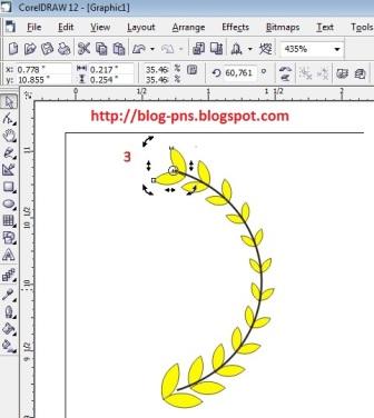 Tutorial Cara Buat Logo Padi dan Kapas - blog-pns.com