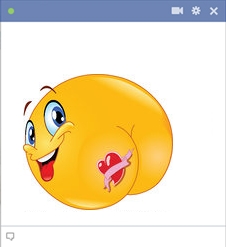 Facebook tattooed smiley face chat code