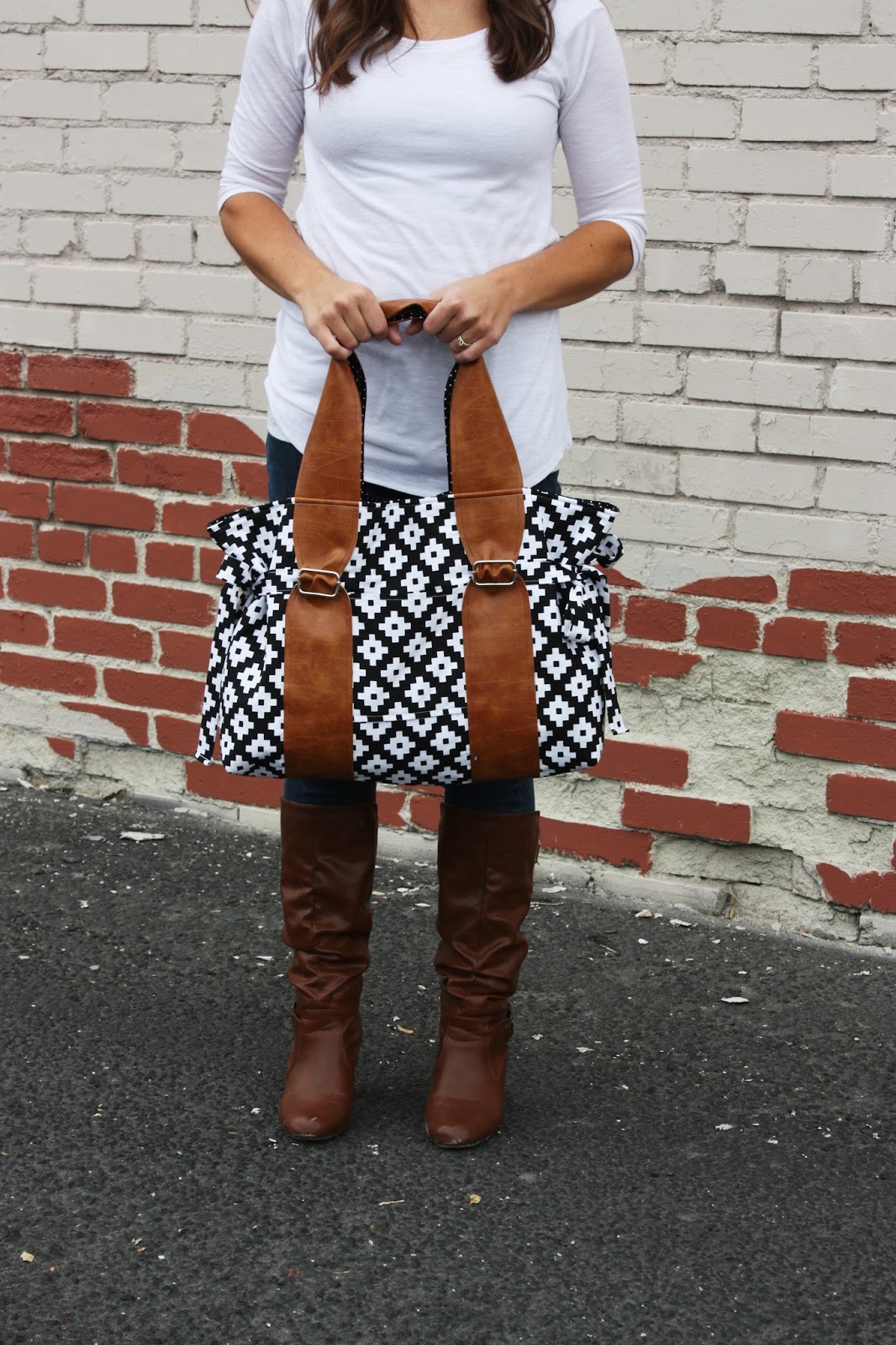 tiny seamstress designs Leather Shore Bags