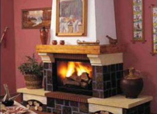 Fotos de Chimeneas: partes de chimenea con leña