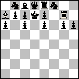  Problema de ajedrez de fantasía, colocar piezas blancas para dar mate en 2