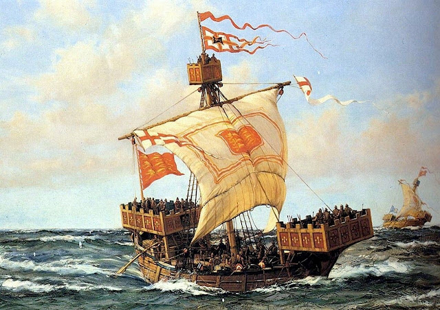 Английский боевой корабль, XIV век