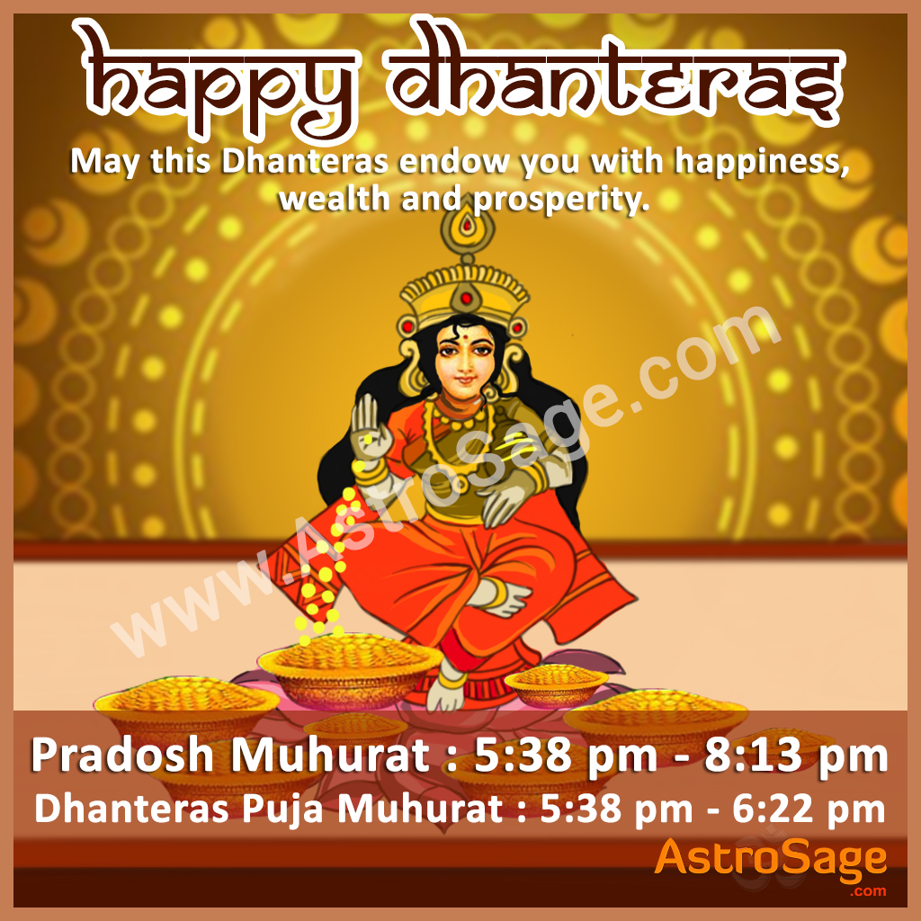 AstroSage Magazine Dhanteras Today Muhurat & Puja Vidhi
