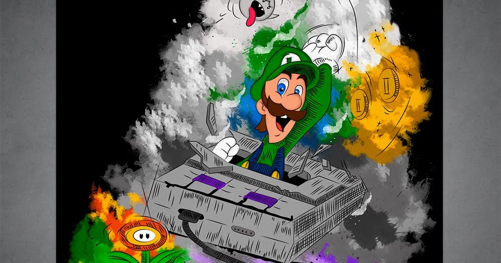 Diseño Retro Luigi Jc Designs Diseñador Grafico